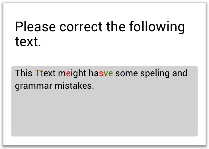 Correction